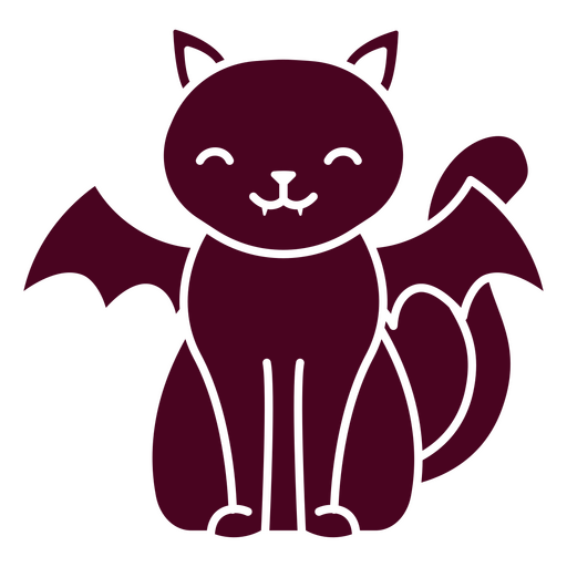 Süße Vampirkatze PNG-Design