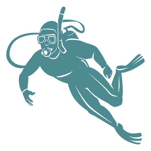 Silhueta de pessoas de homem de mergulho Desenho PNG
