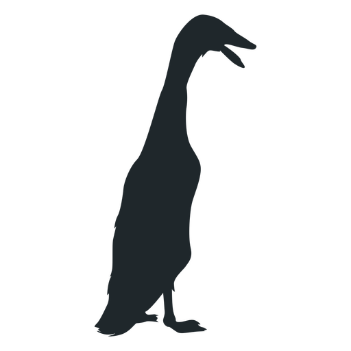 Duck realistic silhouette PNG Design