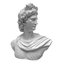 Hyperrealistic greek bust PNG Design Transparent PNG