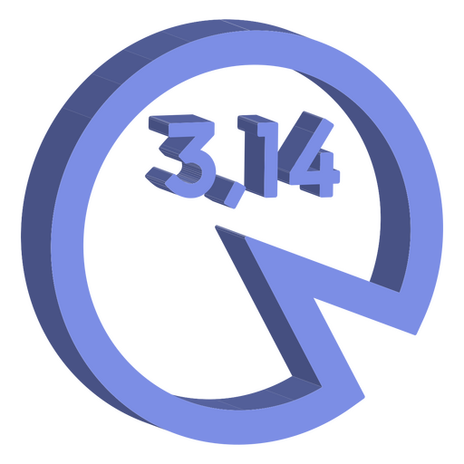 icono de matemáticas pi Diseño PNG