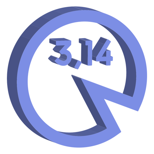 Pi math icon PNG Design