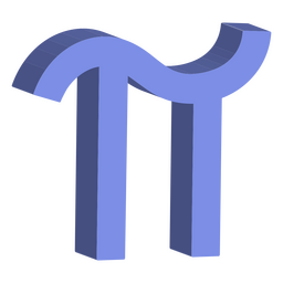 Pi mathematics icon PNG Design