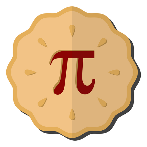 Pi-Mathematik-Symbol für Kreiszahl PNG-Design