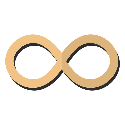 Infinity symbol math icon PNG Design