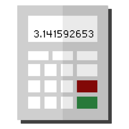 Pi number calculator math icon PNG Design Transparent PNG