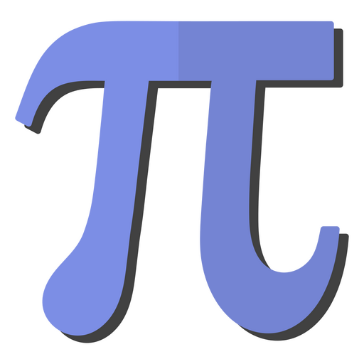 ícone de matemática do símbolo pi Desenho PNG