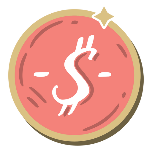 Symbol für das Geschäft mit Dollarmünzen PNG-Design