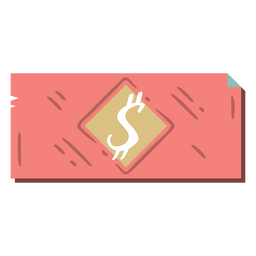 ícone de negócios de nota de dólar Desenho PNG