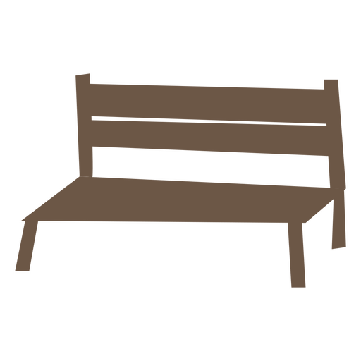 Minimalist bench PNG Design