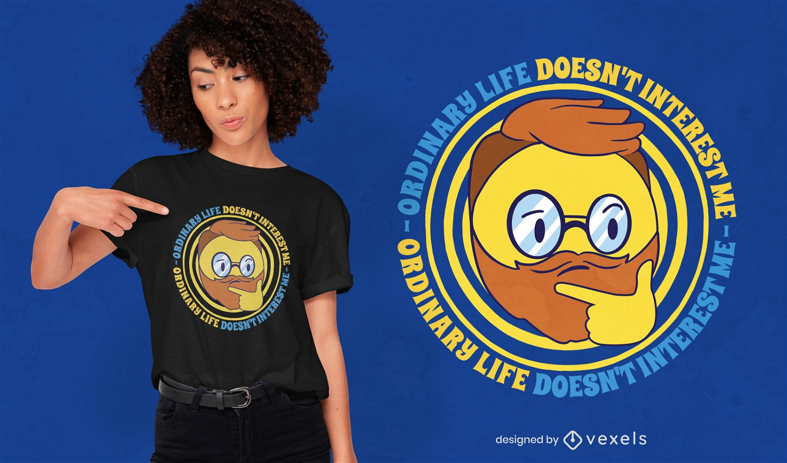 Design de camiseta hippie emoji
