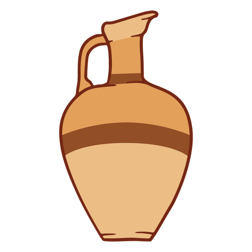 ícone de vaso de cerâmica Desenho PNG