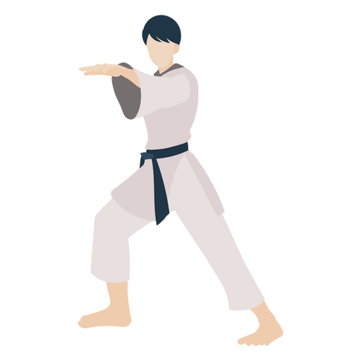 Karate pose homem pessoas