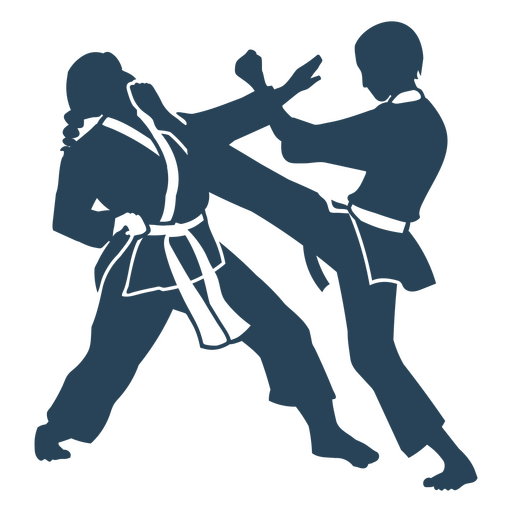 Kampf üben Karate einfache Leute PNG-Design