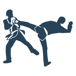 Kampfpraxis Karate Sport einfache Leute PNG-Design