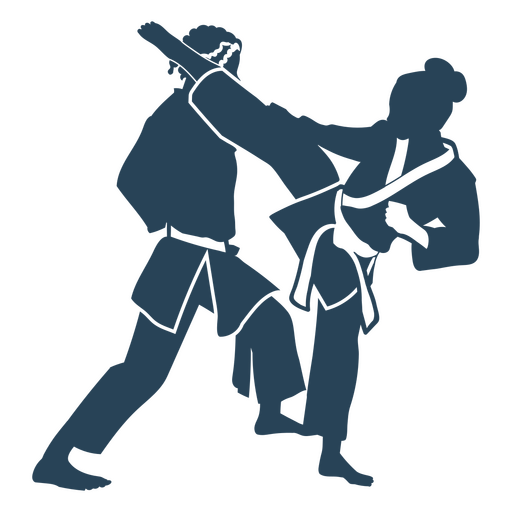 Einfache Karate-Übungssportler PNG-Design