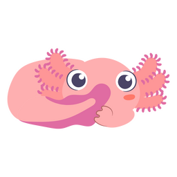 Personagem de cauda de axolote bebê fofo Transparent PNG