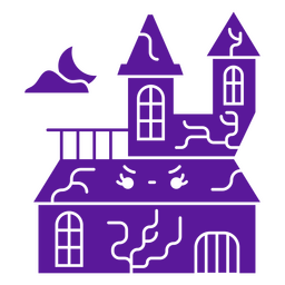 Personagem de halloween de Hause assombrada Desenho PNG