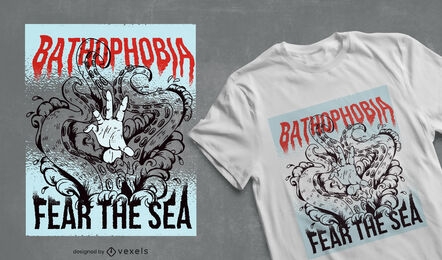 Fear the sea t-shirt design