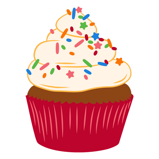 Sweets cupcake food PNG Design