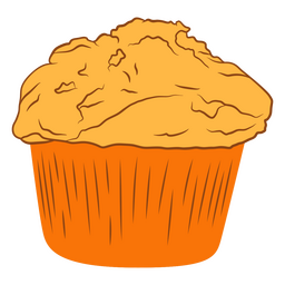 Comida de muffin de doces Desenho PNG