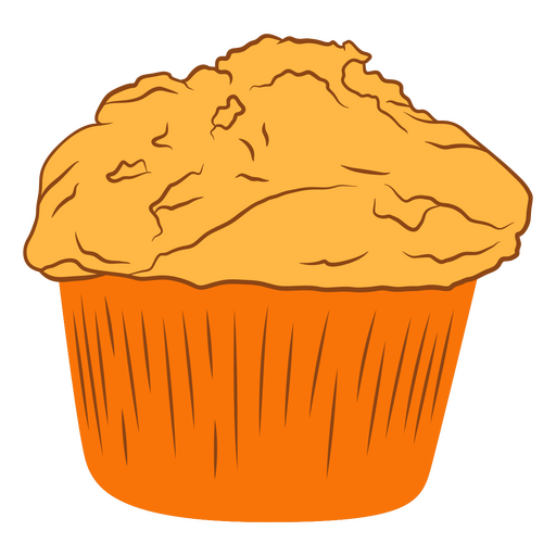 Comida de muffins de dulces Diseño PNG