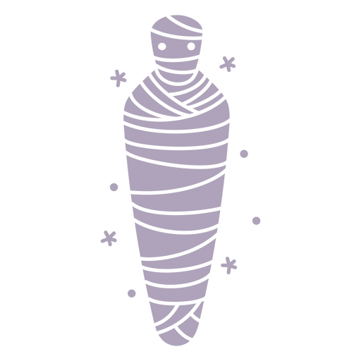 ícone de múmia dormindo Desenho PNG