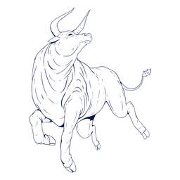 Stier chinesisches Tierkreiszeichen PNG-Design