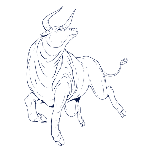 Toro zodiaco chino Diseño PNG