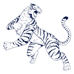 Tiger chinese zodiac PNG Design Transparent PNG