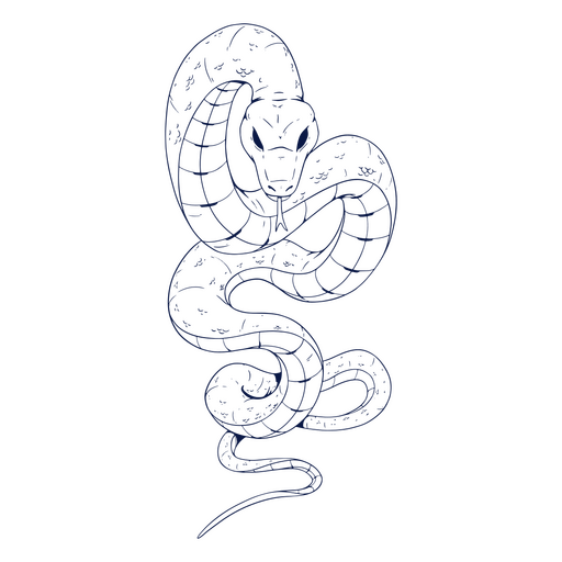 serpente do zodíaco chinês Desenho PNG
