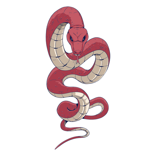 Zodíaco chinês cor de cobra Desenho PNG