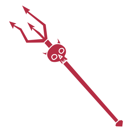 Devil trident icon PNG Design