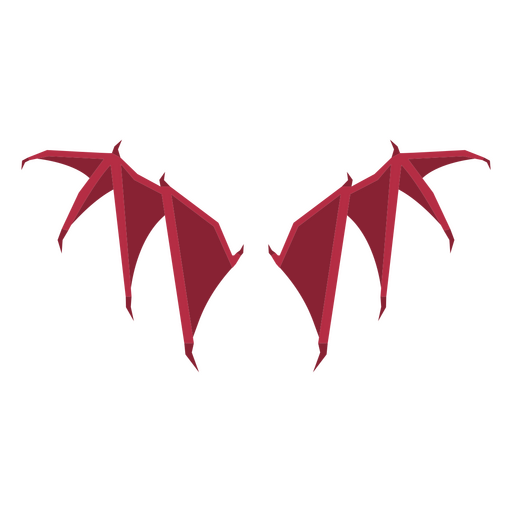 Symbol f?r Teufelsmonsterfl?gel PNG-Design