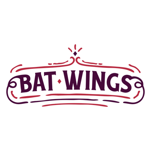 Fledermausflügel Halloween Zitat Abzeichen PNG-Design