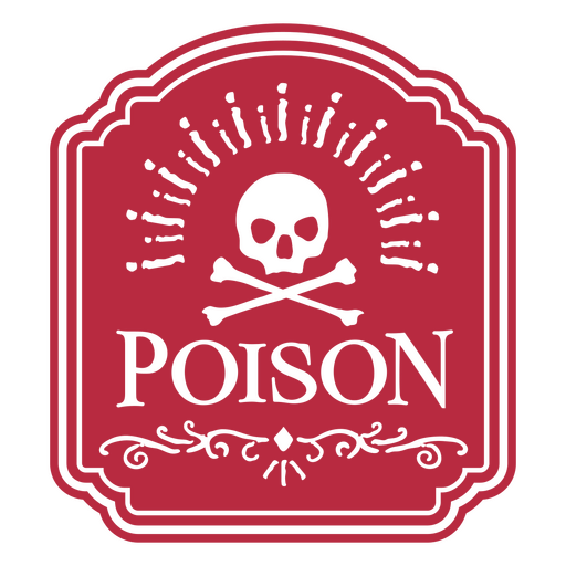 Poison label magic spell PNG Design