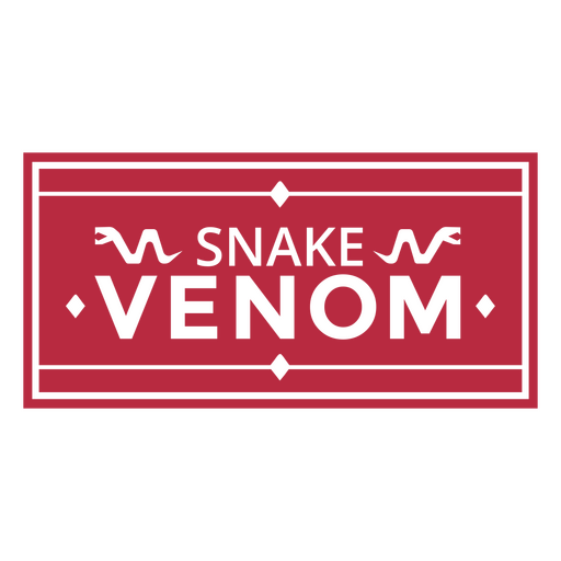Witchcraft ingredient label snake venom PNG Design