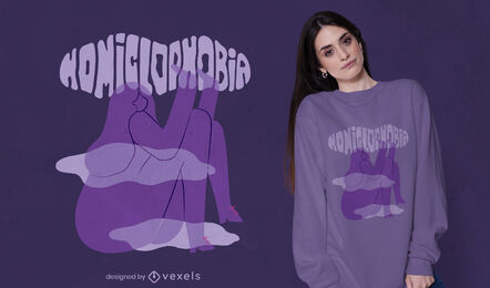 Fear of fog homiclophobia t-shirt design