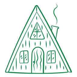 Einfache Wildnishütte PNG-Design