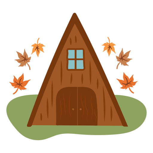 Cabana de outono selvagem