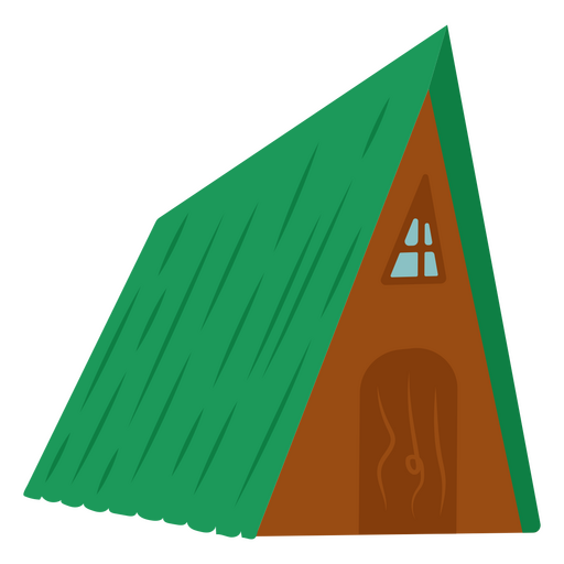 Wilderness cottagecore cabin PNG Design