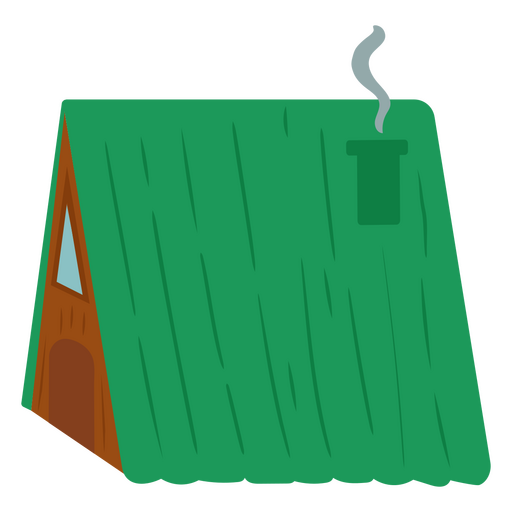 Cabaña al aire libre en el desierto Diseño PNG