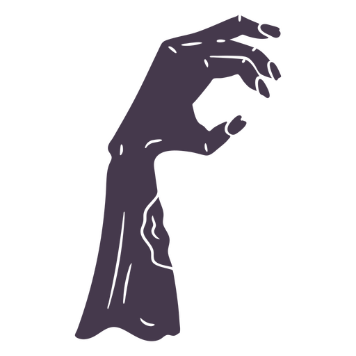 Braço de zumbi assustador Desenho PNG