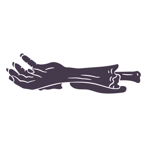 Detailed zombie severed arm PNG Design