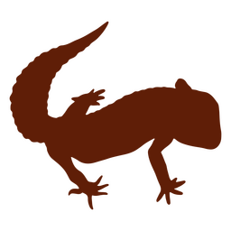 Gecko-Tier-Silhouette PNG-Design