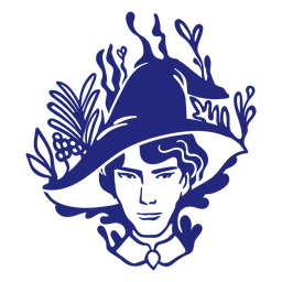 Zauberer dekorativer Charakter PNG-Design