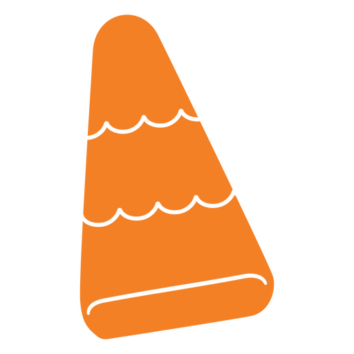 Traditional candy corn icon PNG Design