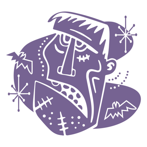 Personagem de desenho animado de monstro zumbi Desenho PNG