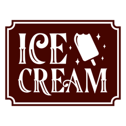Eis einfaches Zirkus-Zitat-Abzeichen PNG-Design