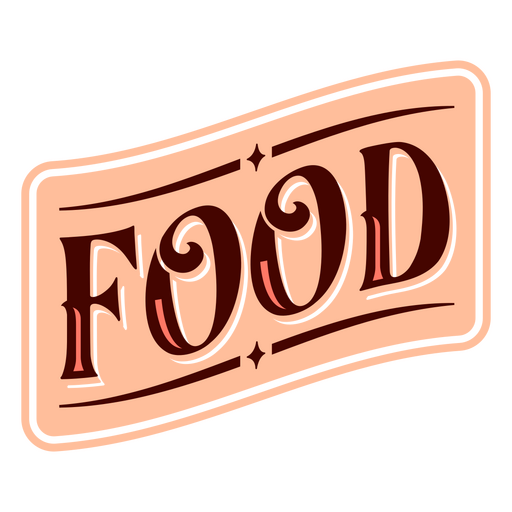 Food carnival quote badge PNG Design